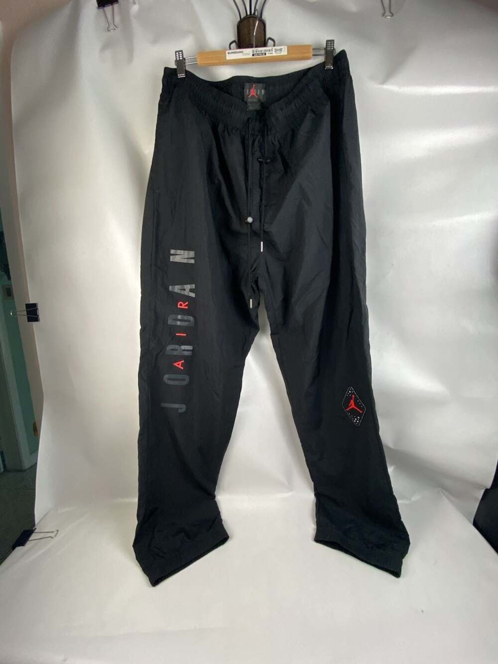 Air Jordan AJ 6 Retro Nylon Track Pants Black Sz 2XL